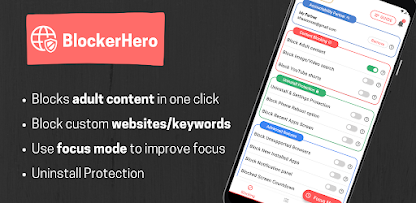 Background تطبيق BlockerHero – الحل الذكي لحجب المحتوى المشتّت وزيادة التركيز 